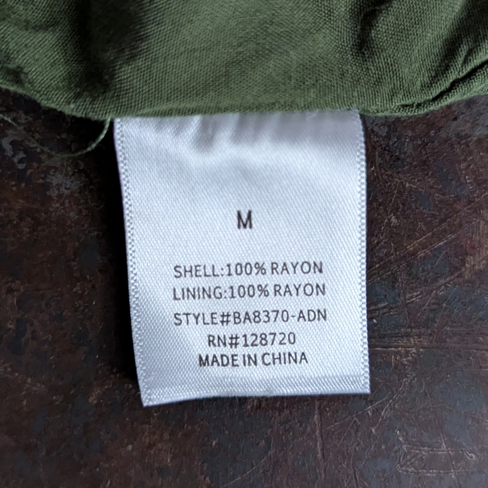 Harper Green Button-Down Skirt - Picture 5 of 7